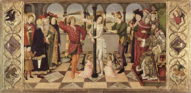 Jaume Huguet The Flagellation of Christ Germany oil painting art